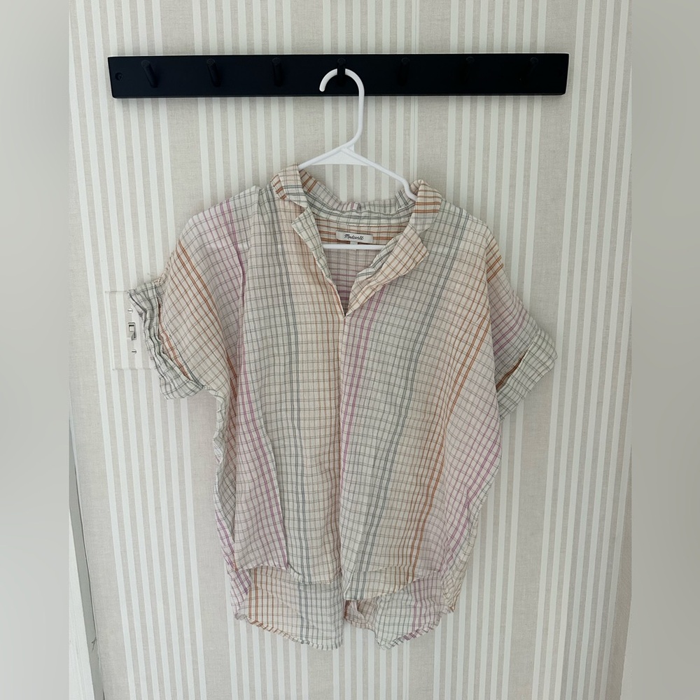 Lakeline Popover Rainbow Plaid